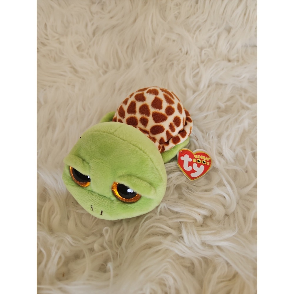 Ty Beanie Boos ZIPPY the Green Turtle 6" Medium Plush Stuffed Toy *Ships Today*